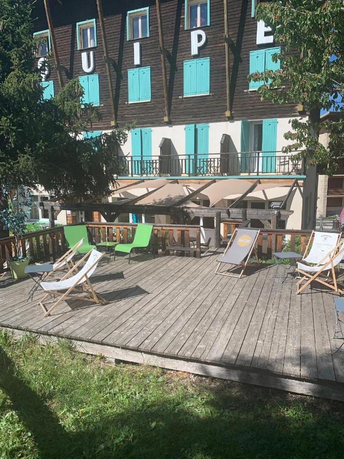 Hotel L'Equipe Le Sauze Exterior foto